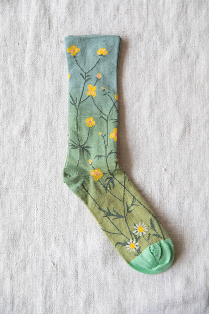 Bonne Maison | Yellow Flower Socks