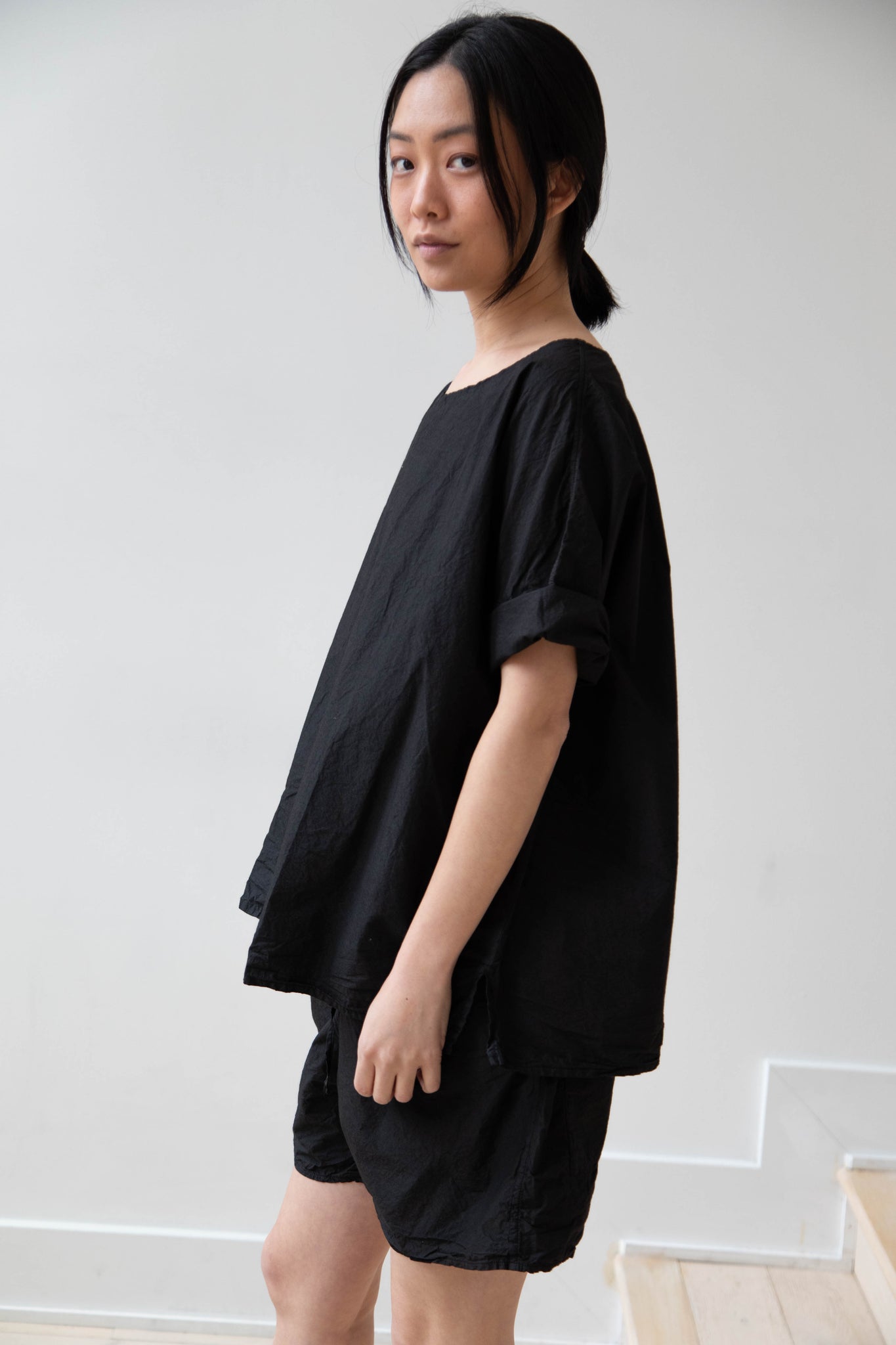 Album di famiglia lina sales corto puffy coat in black