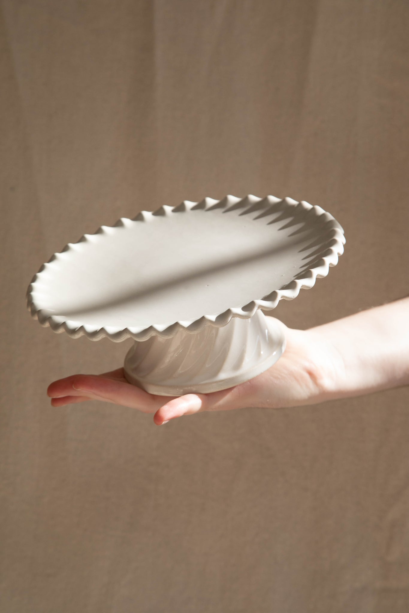Biscuiterie Footed Serving Plate