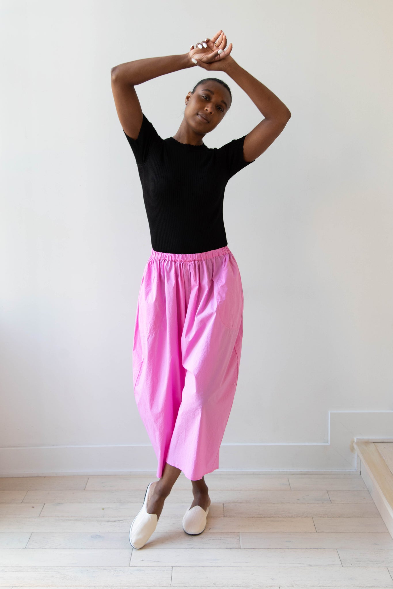 Manuelle Guibal | Pantalon Oversize in Mimi Pink
