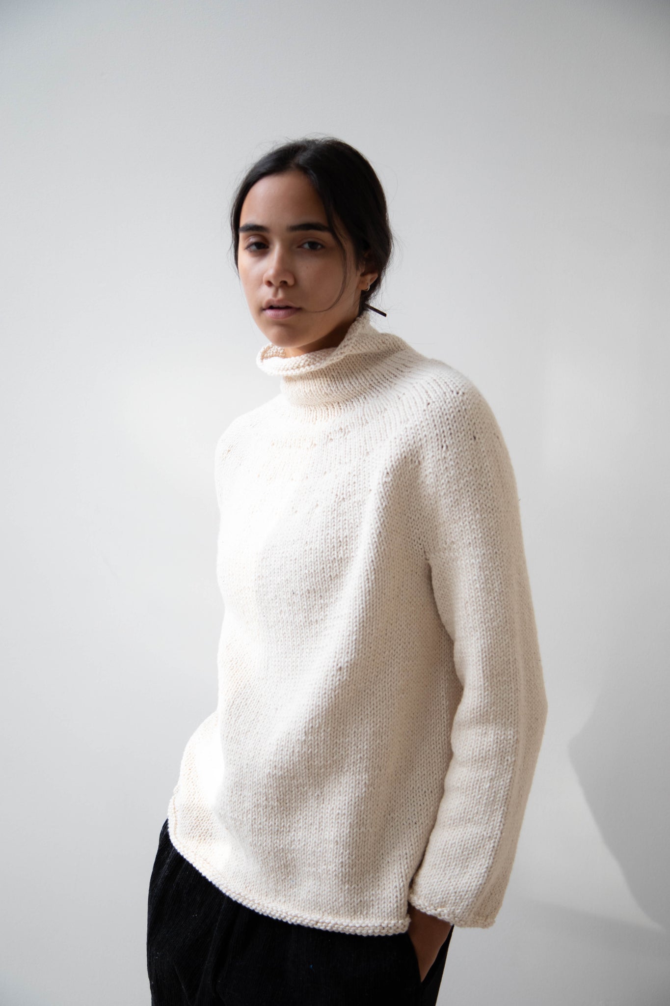 Nitto Café da Manha Sweater in Off White