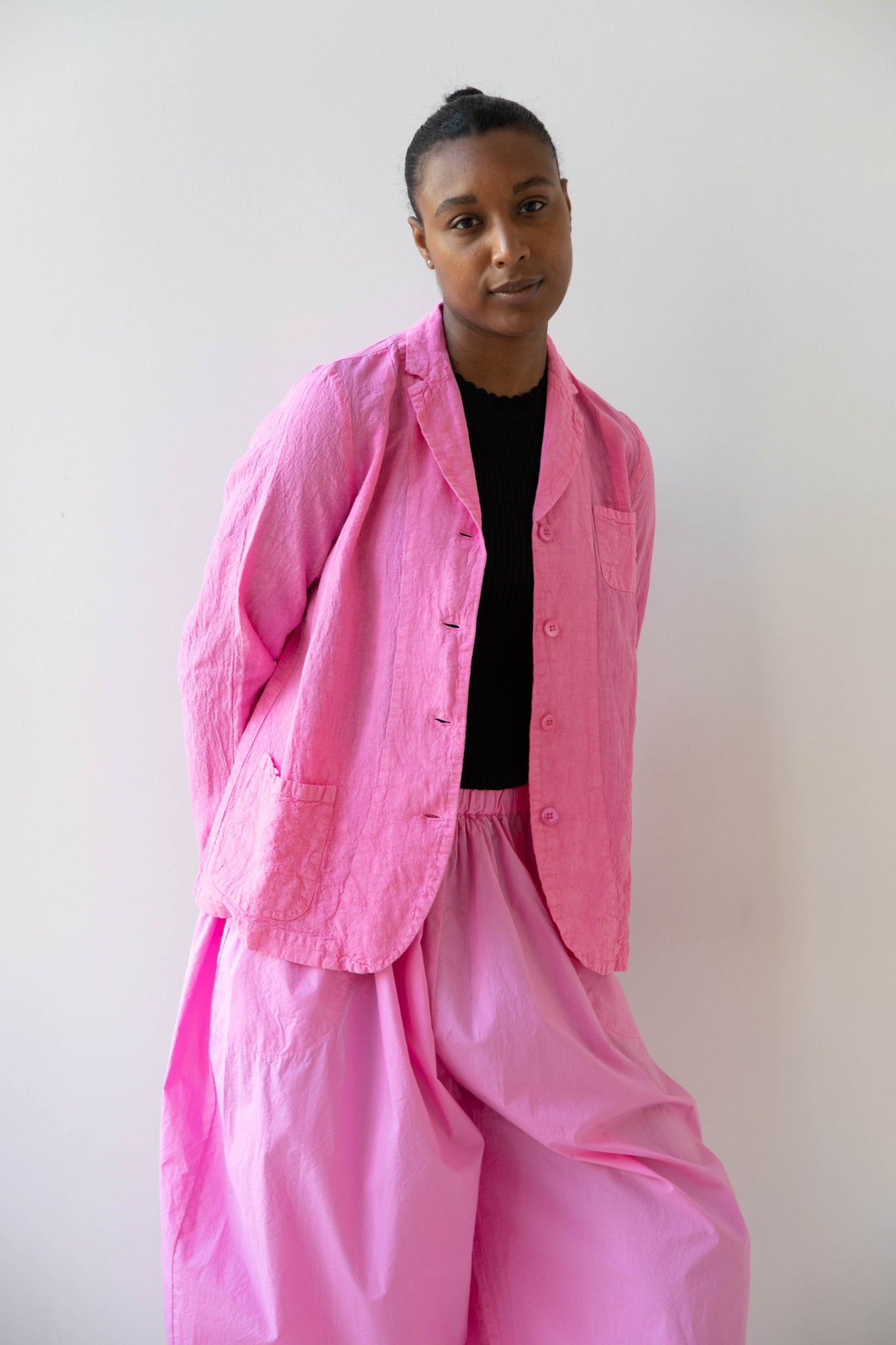 Manuelle Guibal | Pantalon Oversize in Mimi Pink