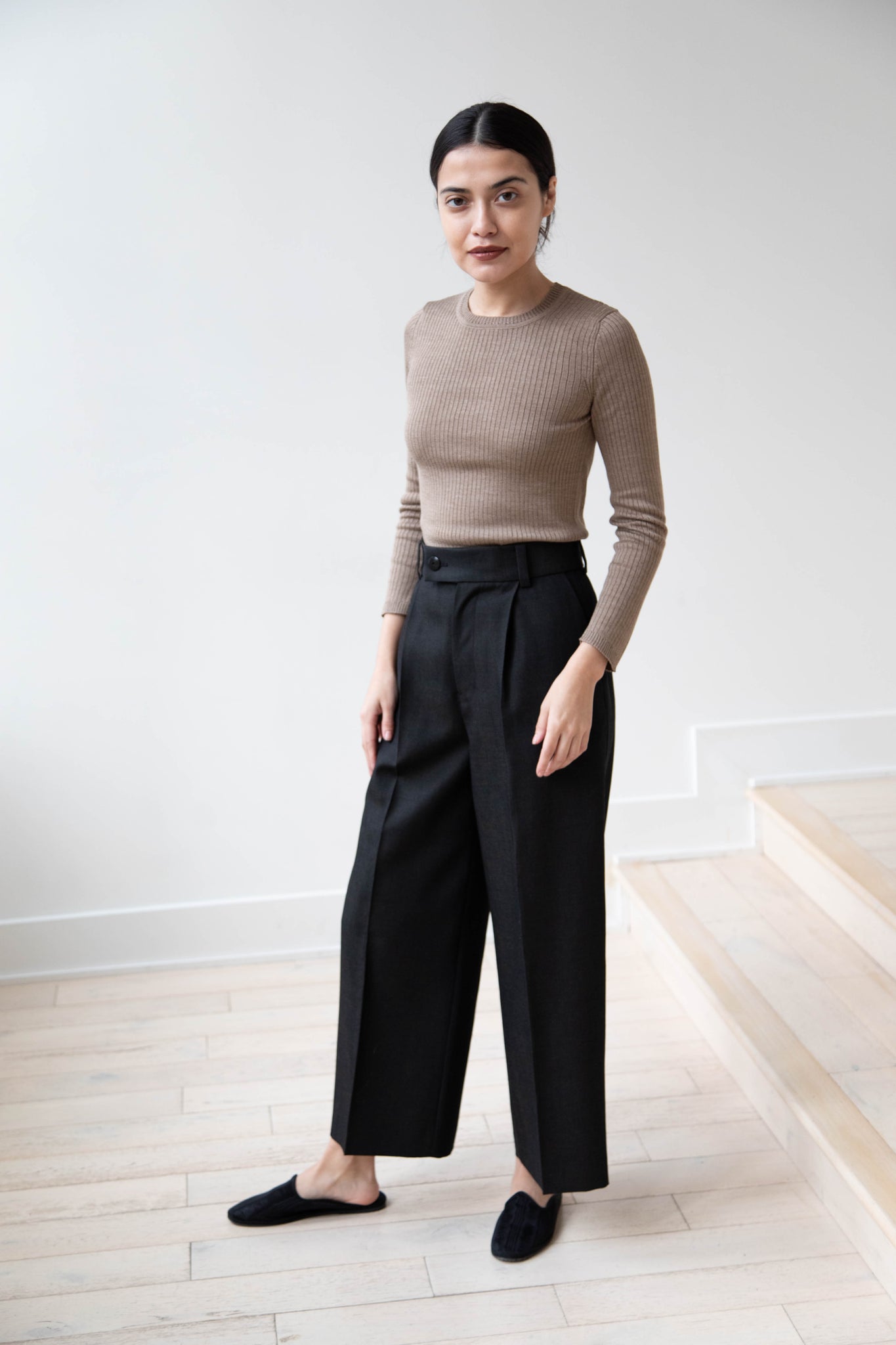 Arts & Science Simple Wide Leg Pants