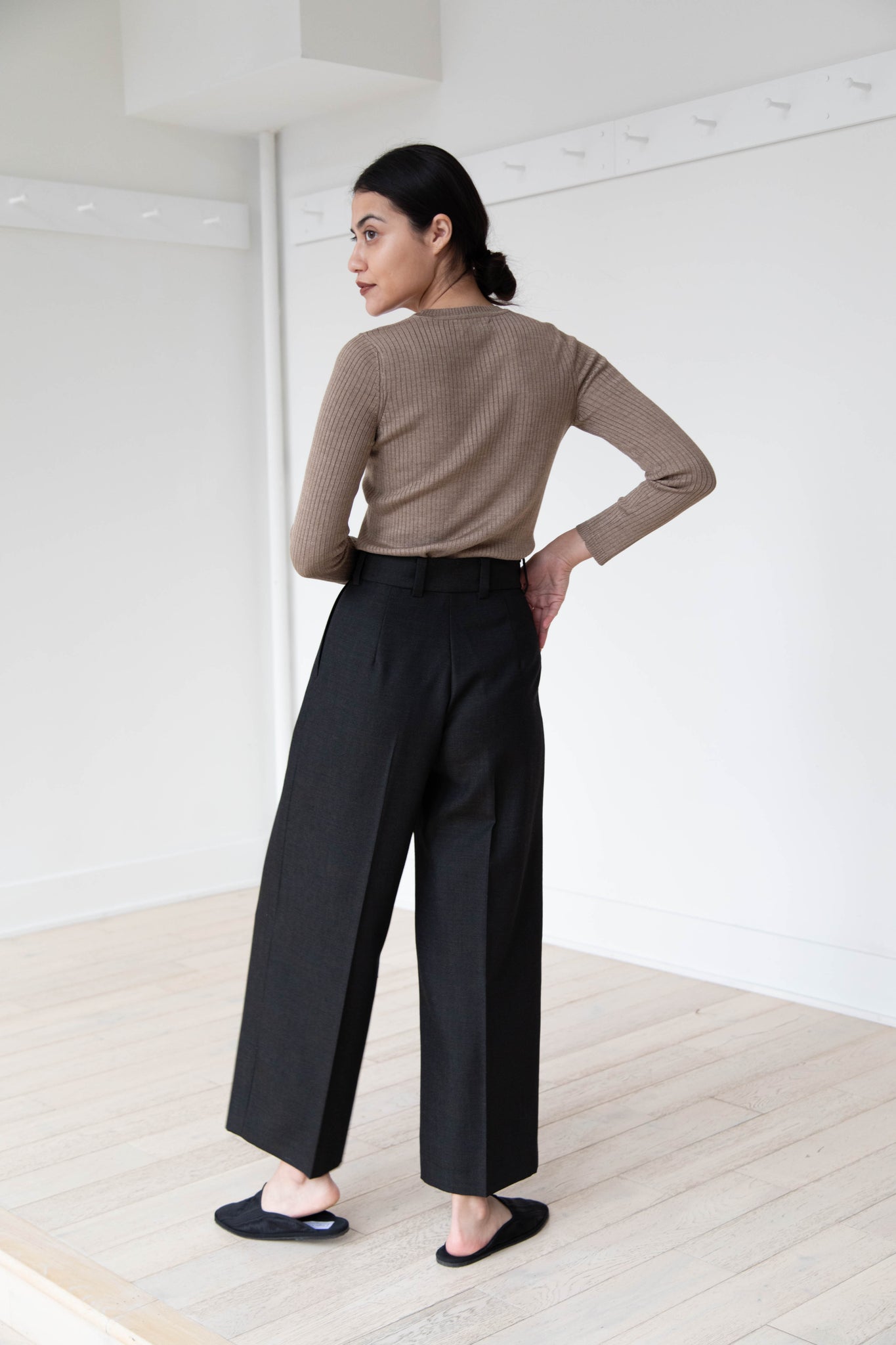 rennes — Arts & Science Simple Wide Leg Pants