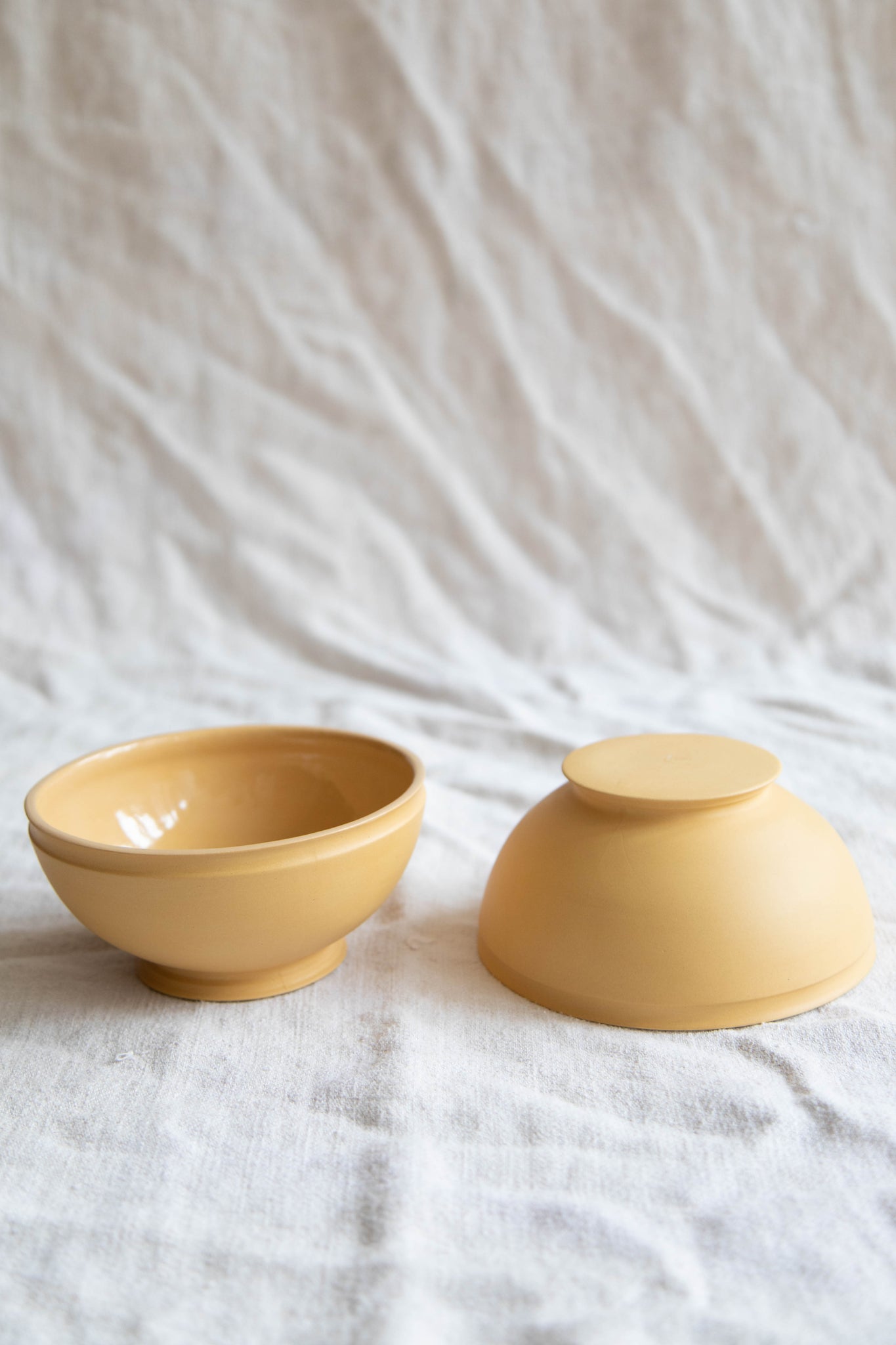 Marcie McGoldrick Footed Bowl in Maize