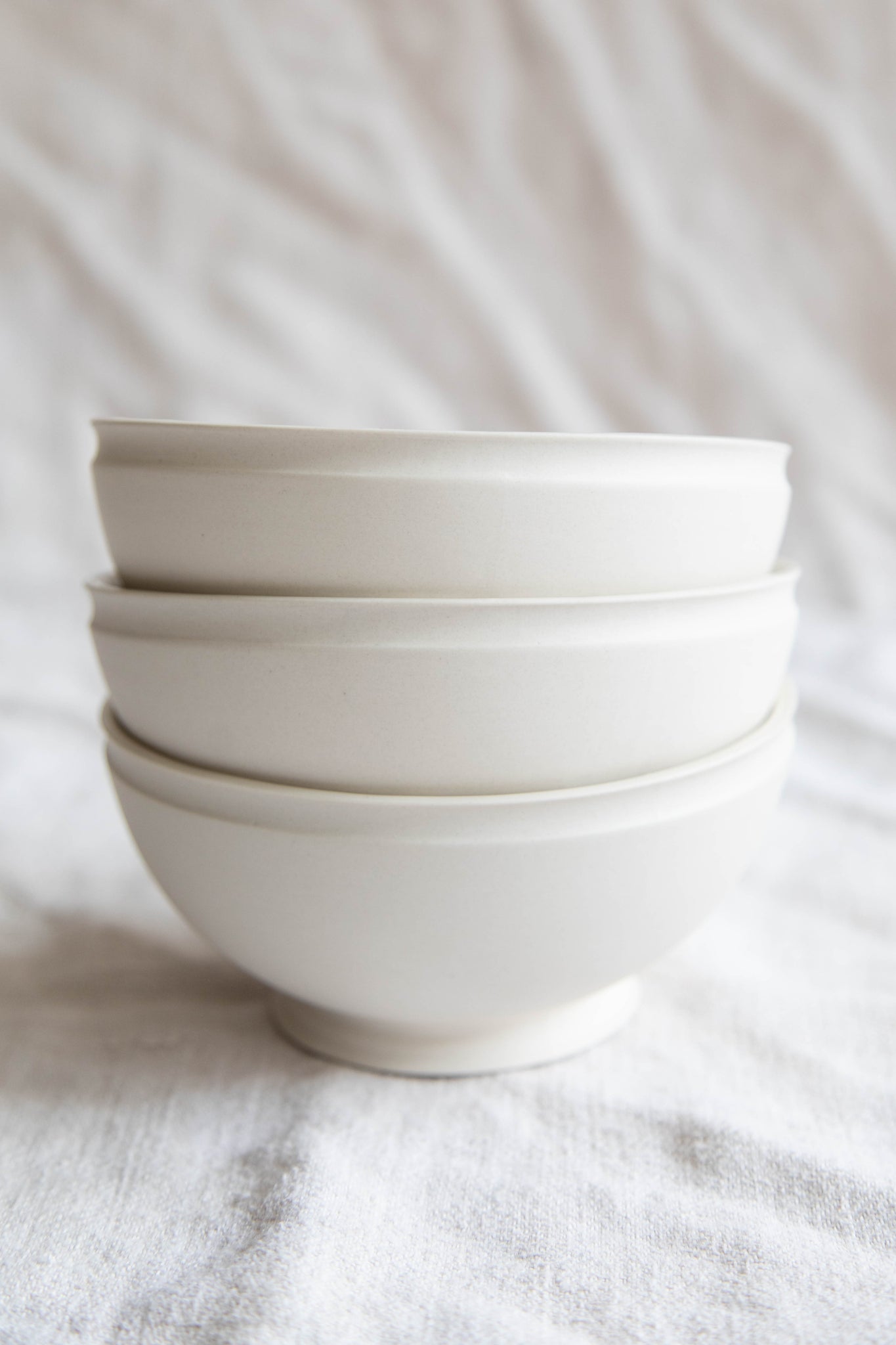 Marcie McGoldrick Footed Bowl in White