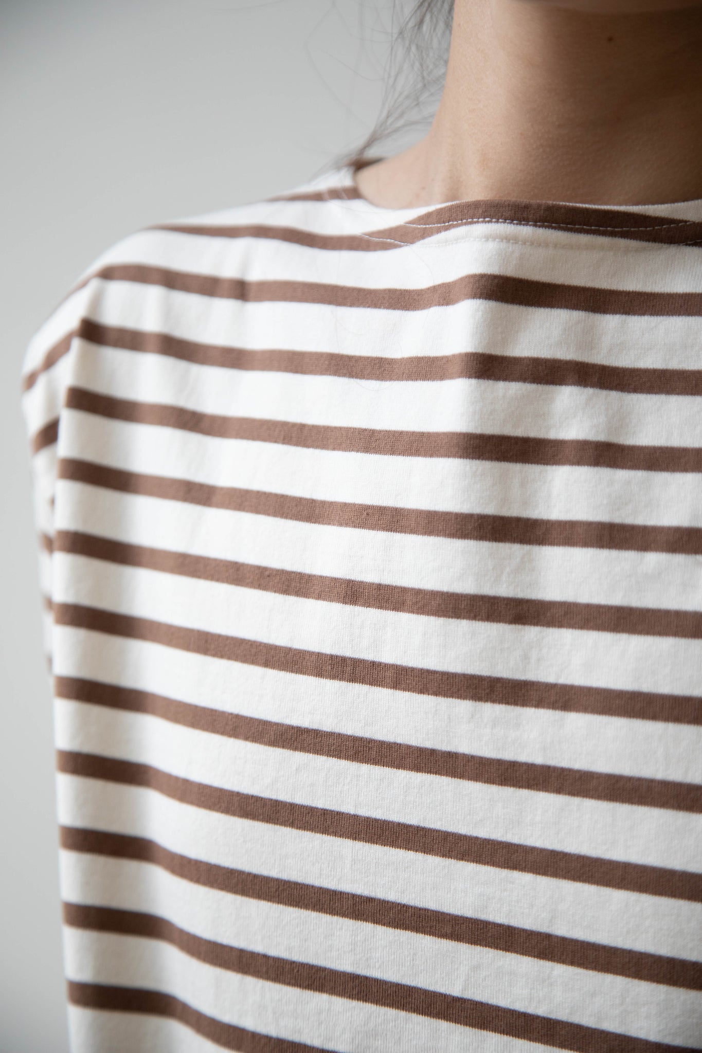 Ichi | Stripe T-Shirt in Tobacco