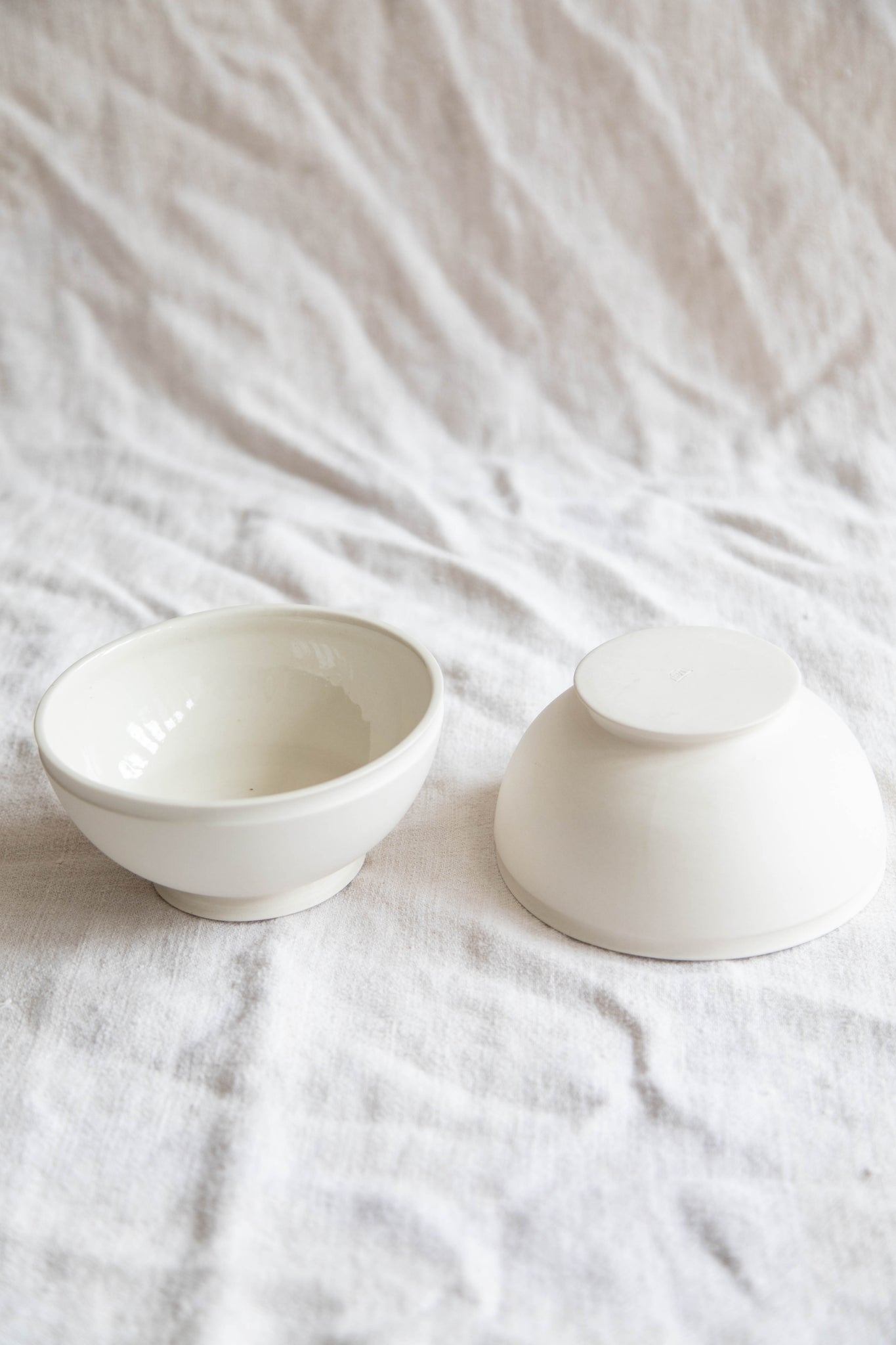 Marcie McGoldrick Footed Bowl in White