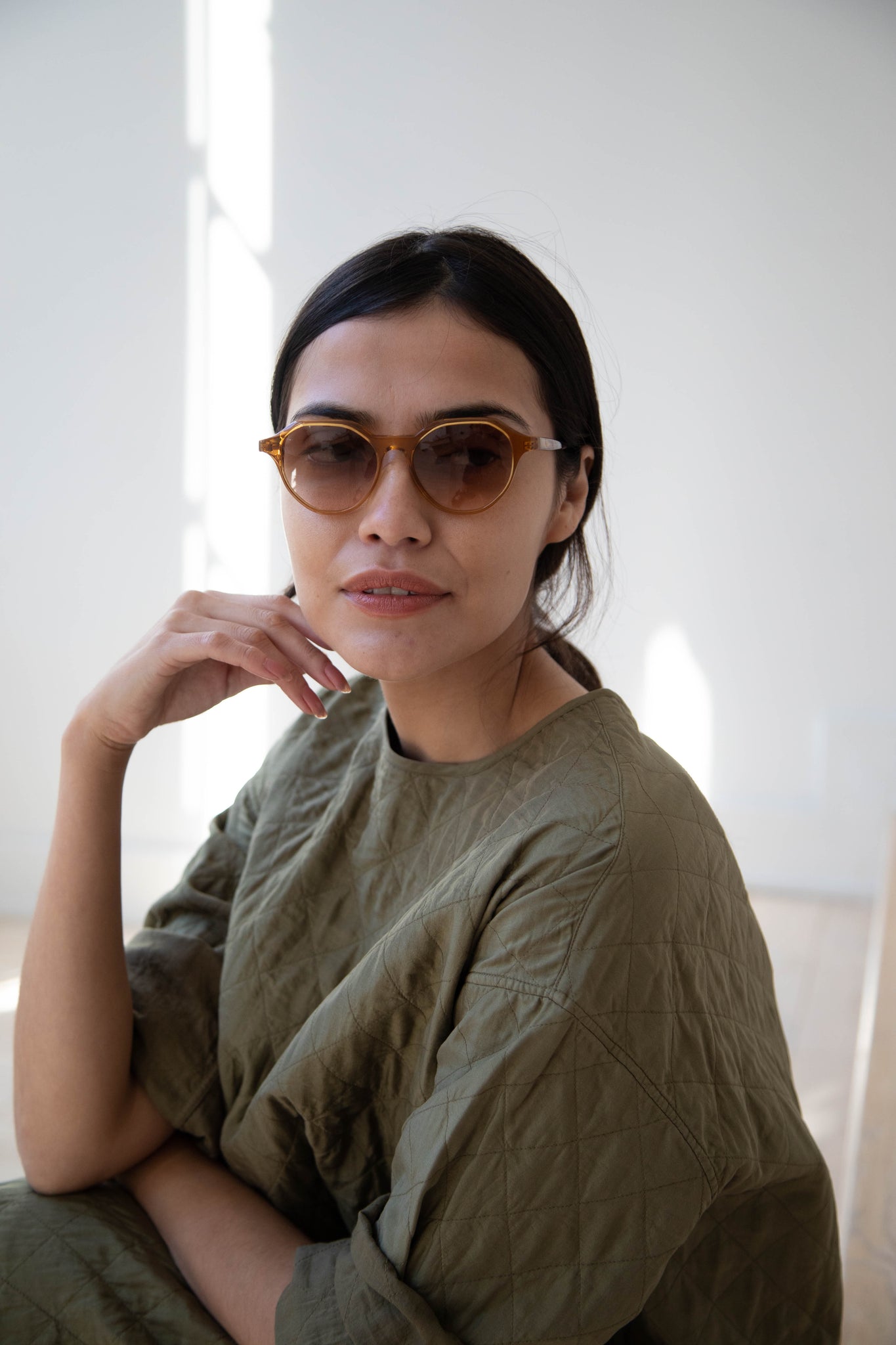 Eva Masaki | Mouse Sunglasses in Golda