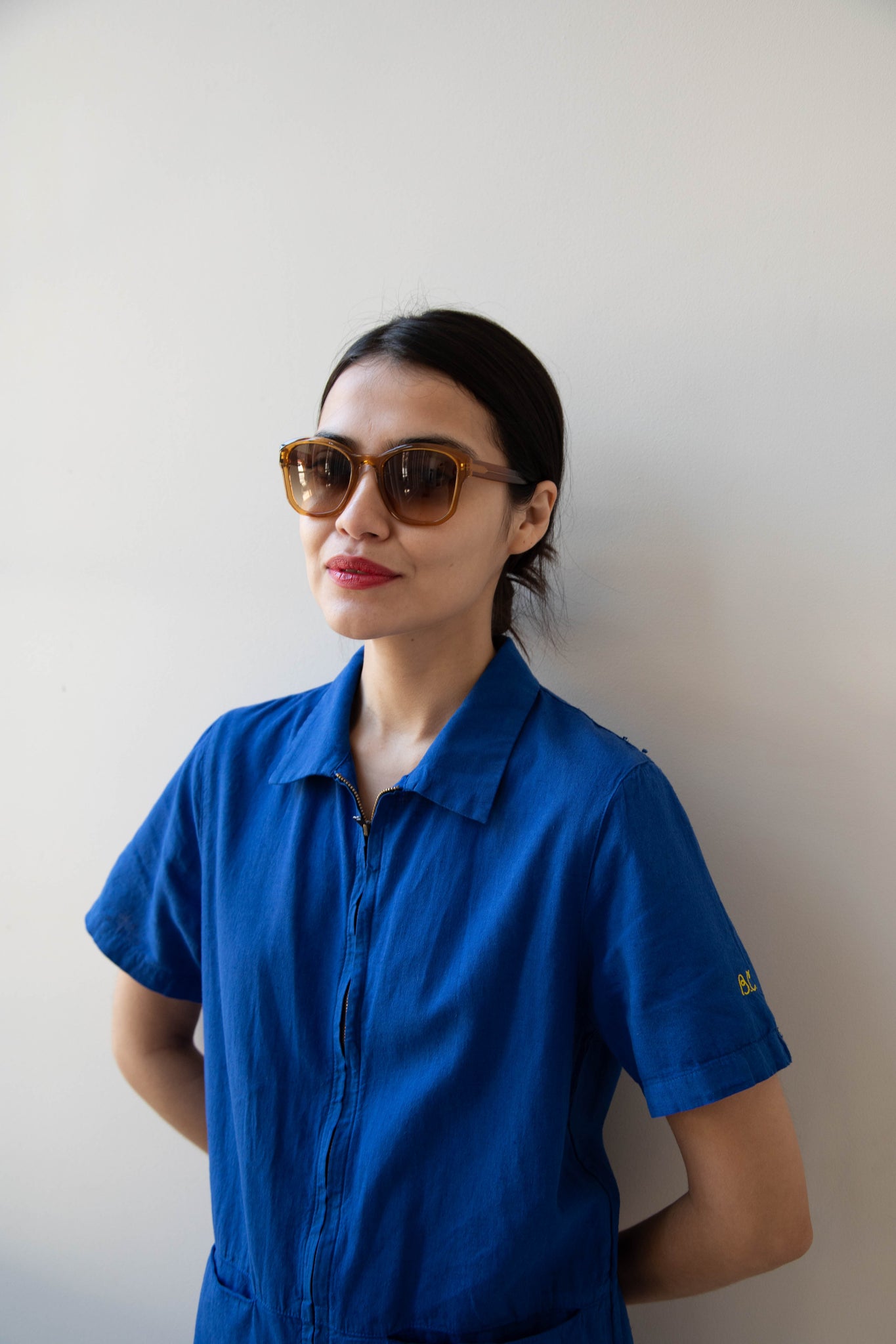 Eva Masaki | BQE Sunglasses in Golda