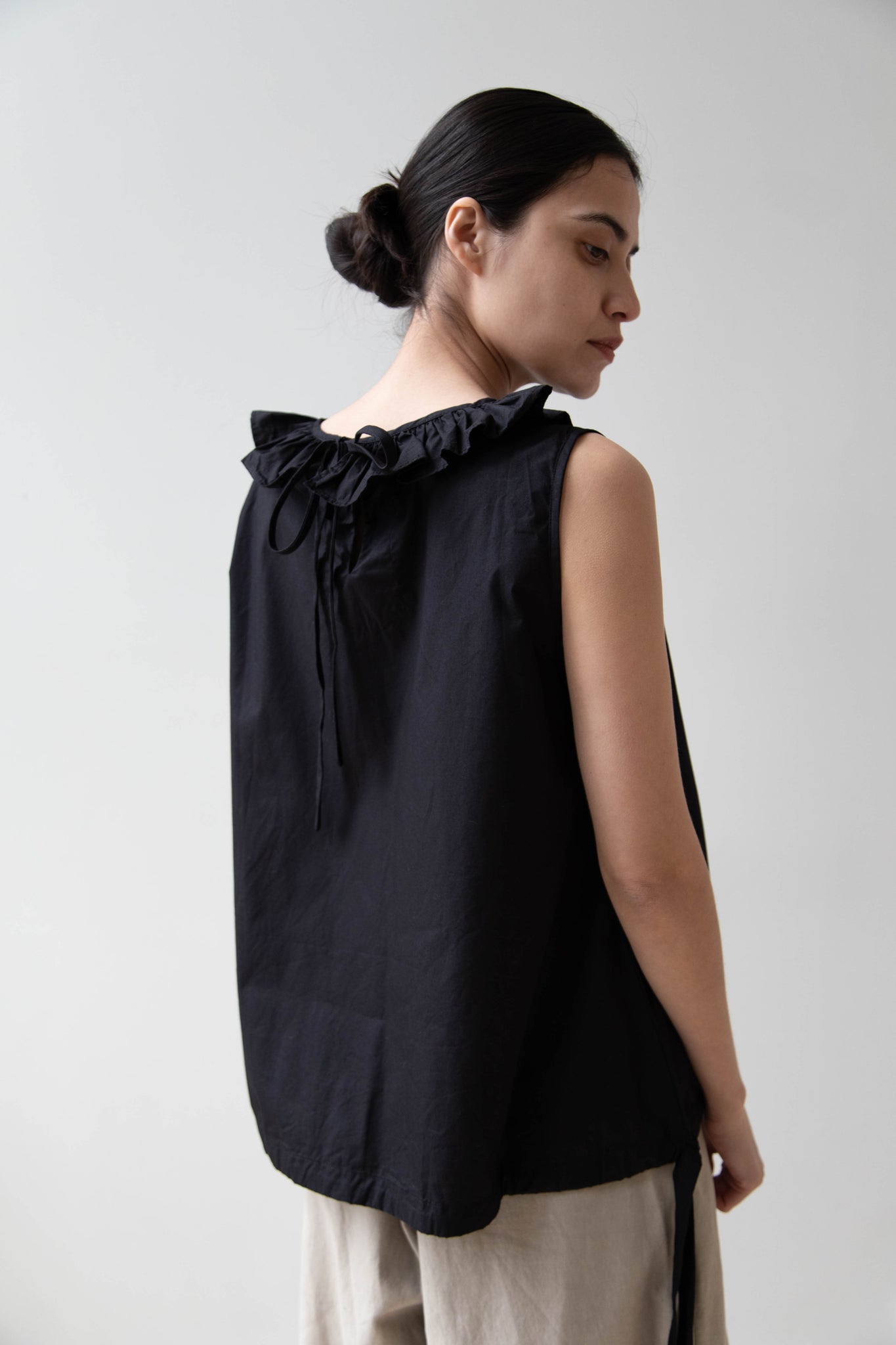 Nitto | Anna Top in Black Cotton