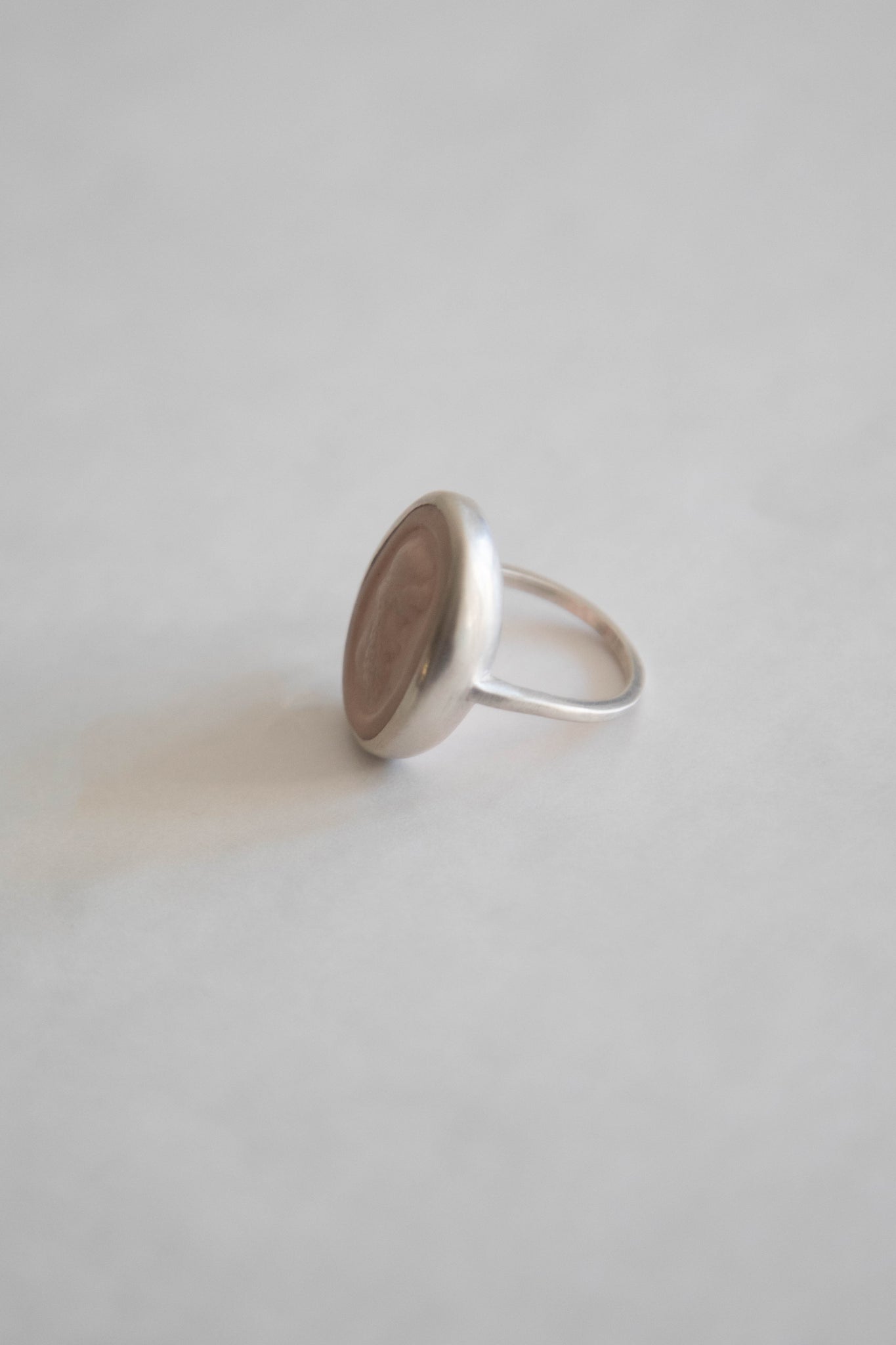 Marcie McGoldrick Philosopher Ring in Blush & Silver