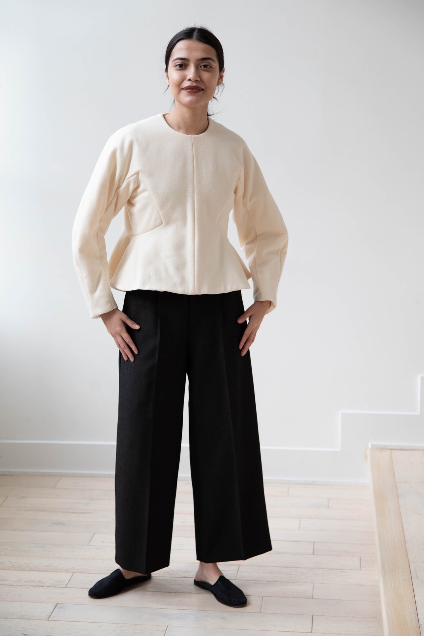 Tenne Handcrafted Modern | Pullover in Ivory