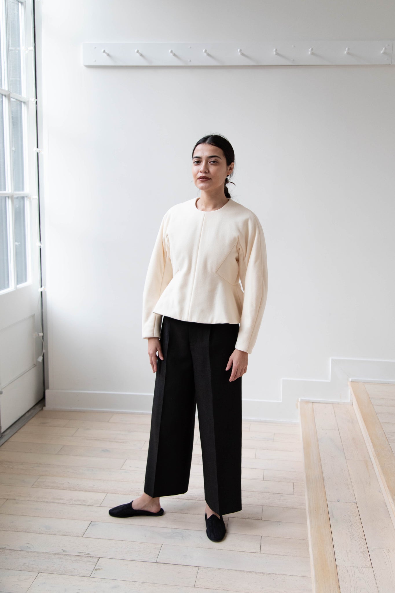 Tenne Handcrafted Modern | Pullover in Ivory