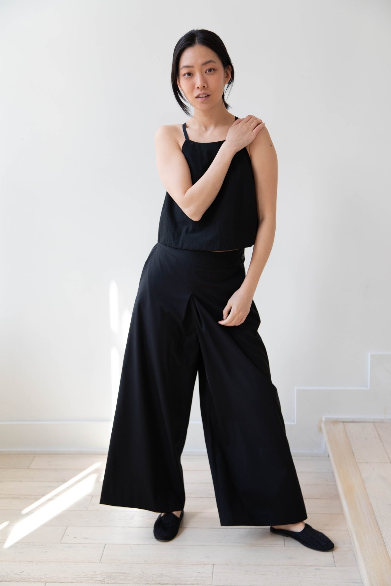 rennes — Arts & Science | Back Gum Tuck Culottes in Black