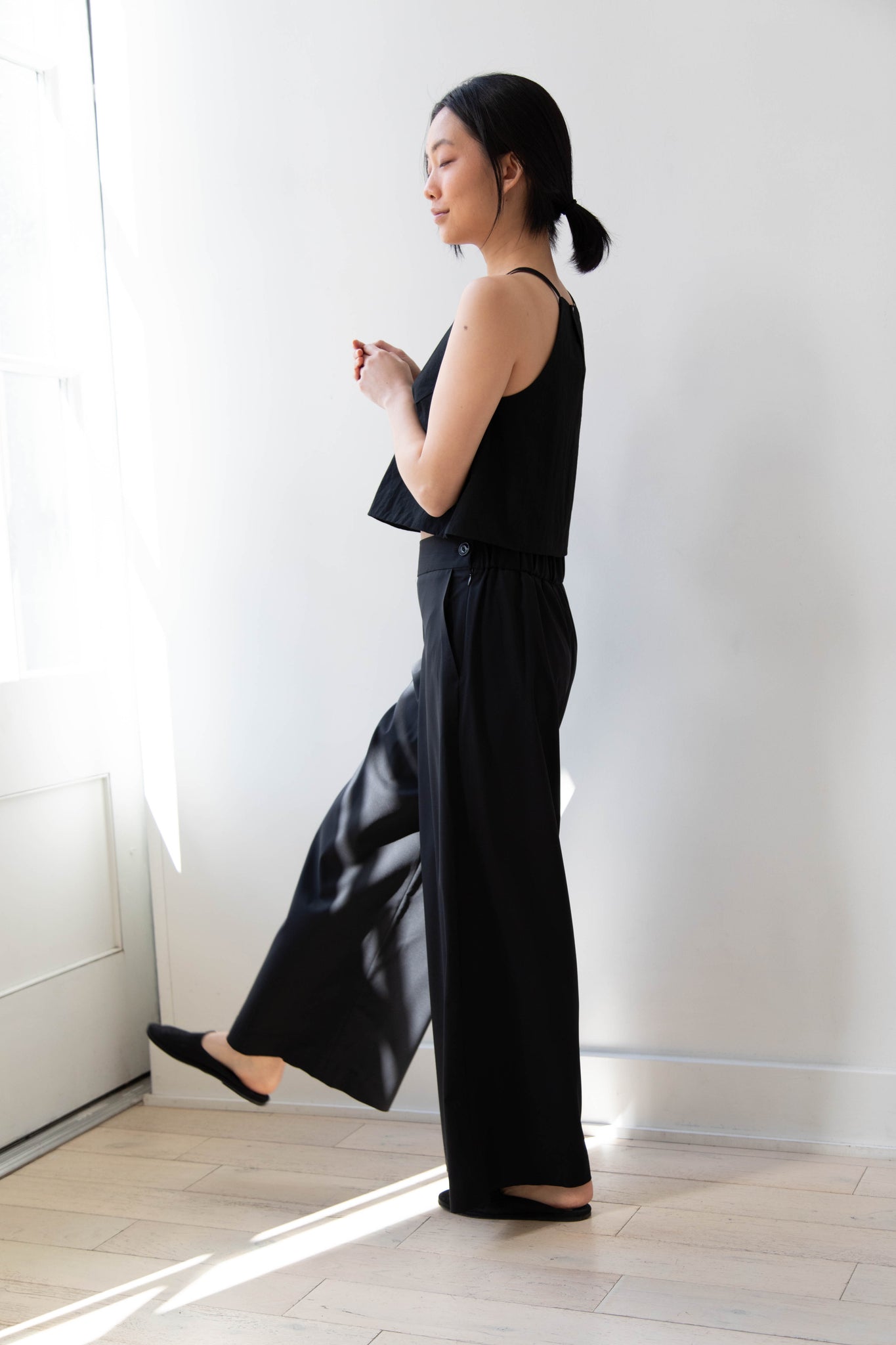 rennes — Arts & Science | Back Gum Tuck Culottes in Black