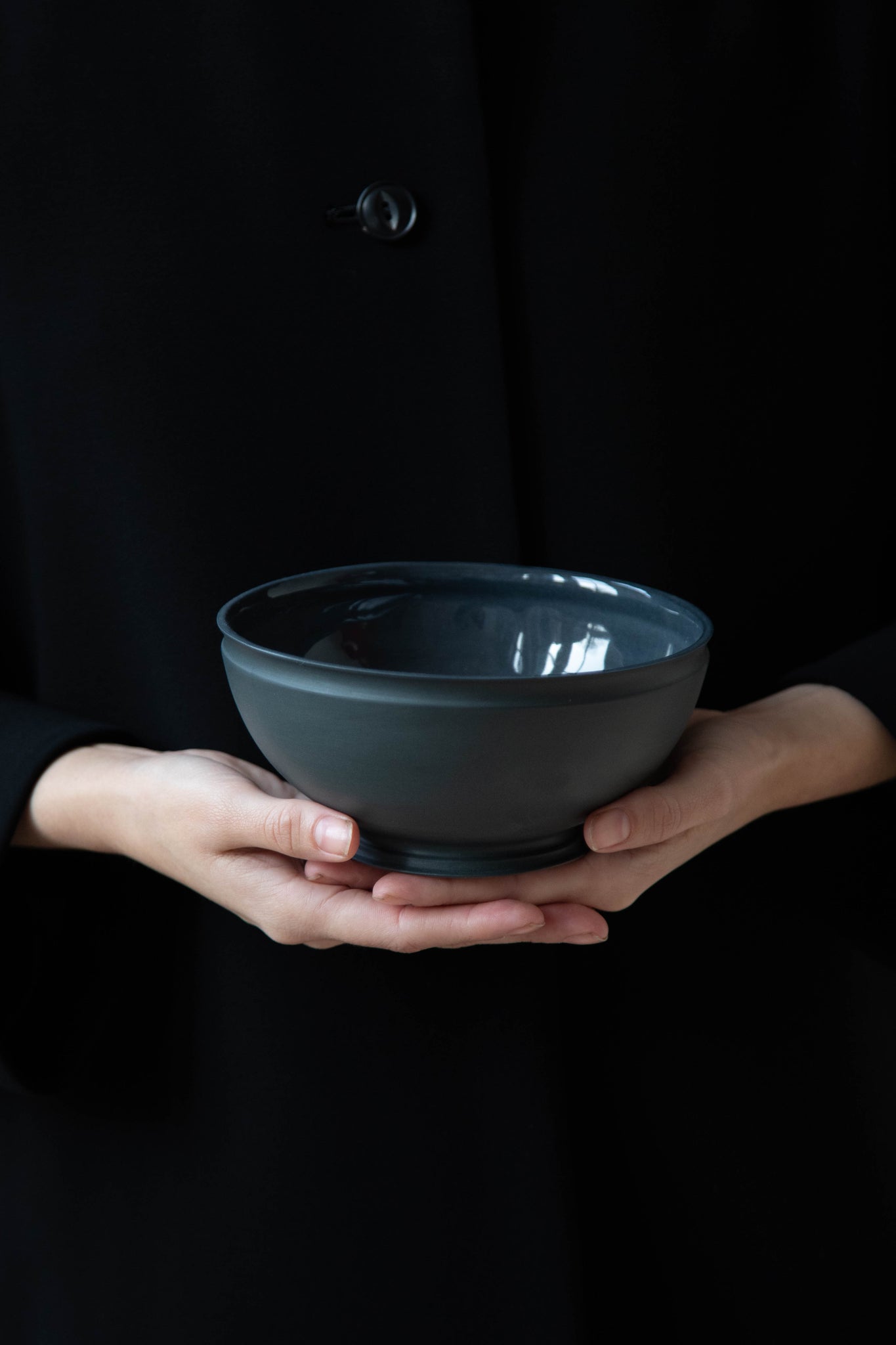 Marcie McGoldrick Footed Bowl in Onyx