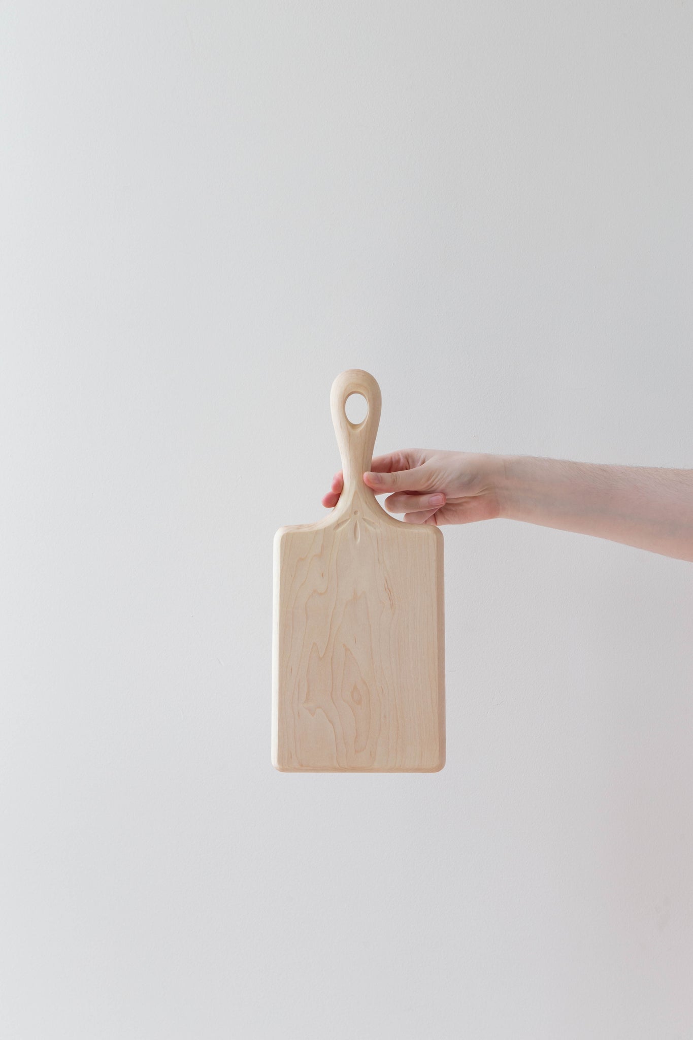 Small Handle Maple Cutting Board